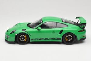 Porsche 911 991.1 GT3 RS Verde Jantes Pretas Minichamps 1:18 153066228 Metal - imagem 3 de 6
