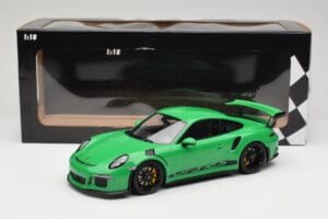 Porsche 911 991.1 GT3 RS Verde Jantes Pretas Minichamps 1:18 153066228 Metal - imagem 6 de 6