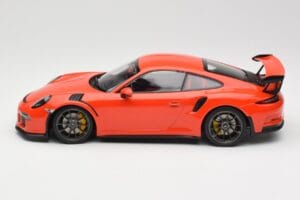 Porsche 911 991.1 GT3 RS Lava Orange Minichamps 1:18 155066220 Metal - imagem 3 de 6