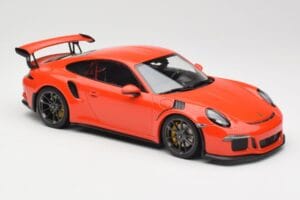 Porsche 911 991.1 GT3 RS Lava Orange Minichamps 1:18 155066220 Metal - imagem 4 de 6
