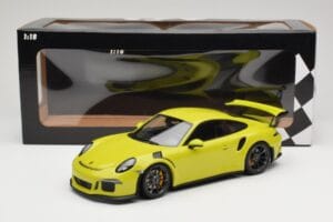 Porsche 911 991.1 GT3 RS Verde Claro Minichamps 1:18 155066222 Metal - imagem 6 de 6