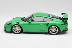 Porsche 911 991.1 GT3 RS Lizard Verde & Rodas Prata Minichamps 1:18 153066229 Metal - imagem 3 de 6