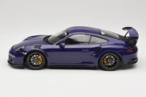 Porsche 911 991.1 GT3 RS Ultraviolet Minichamps 1:18 155066221 Metal - imagem 3 de 6
