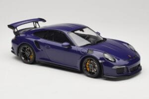 Porsche 911 991.1 GT3 RS Ultraviolet Minichamps 1:18 155066221 Metal - imagem 4 de 6