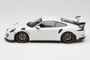 Porsche 911 991.1 GT3 RS Branco Jantes Pretas Minichamps 1:18 153066224 Metal - imagem 3 de 6