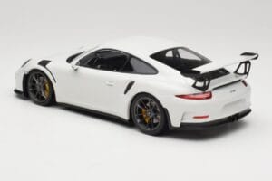 Porsche 911 991.1 GT3 RS Branco Jantes Pretas Minichamps 1:18 153066224 Metal - imagem 5 de 6