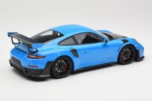 Porsche 911 991.2 GT2 RS Azul com Jantes Pretas Minichamps 1:18 155068308 Metal - imagem 2 de 6