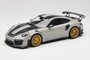 Porsche 911 991.2 GT2 RS Chalk Weissach Package Jantes Douradas Minichamps 1:18 155068304 Metal