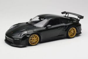 Porsche 911 991.2 GT2 RS Verde Weissach Package Jantes Douradas Minichamps 1:18 155068306 Metal