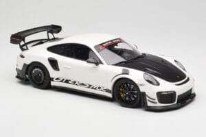 Porsche 911 991.2 GT2 RS Manthey Racing Branco Minichamps 1:18 MR-911-GT3RS-1802-W Metal - imagem 4 de 6