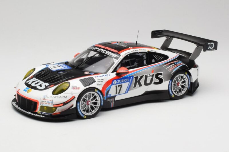 Porsche 911 991.2 GT3 R #17 Kues Team 75 Bernhard M. Christensen / K. Cairoli 24 Hours of Nurburgring 2018 Minichamps 1:18 15
