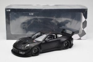 Porsche 911 991.2 GT3 R Matte Black Minichamps 1:18 155186901 Metal - imagem 6 de 6