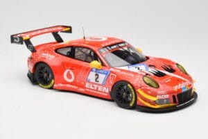 Porsche 911 991.2 GT3 R #2 Team Gigaspeed S. Bockmann 24 Hours of Nurburgring 2018 Minichamps 1:18 155186902 Metal - imagem 4 de 6
