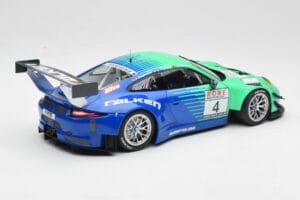Porsche 911 991.2 GT3 R #4 Falken Motorsports J. Bergmeister / M. Ragginger VLN Westfalenfahrt 2017 Minichamps 1:18 155176904 - imagem 2 de 6
