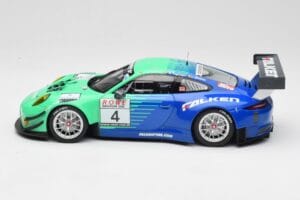 Porsche 911 991.2 GT3 R #4 Falken Motorsports J. Bergmeister / M. Ragginger VLN Westfalenfahrt 2017 Minichamps 1:18 155176904 - imagem 3 de 6
