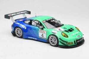 Porsche 911 991.2 GT3 R #4 Falken Motorsports J. Bergmeister / M. Ragginger VLN Westfalenfahrt 2017 Minichamps 1:18 155176904 - imagem 4 de 6