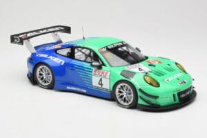 Porsche 911 991.2 GT3 R #4 Falken K. Bachler / M. Ragginger VLN Winner Round 6 2018 Minichamps 1:18 153186994 Metal - imagem 4 de 6