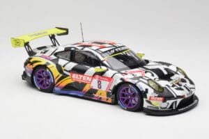 Porsche 911 991.2 GT3 R #8 Iron Force Ring Police 24 Hours Nürburgring 2019 Minichamps 1:18 153196088 Metal - imagem 4 de 6