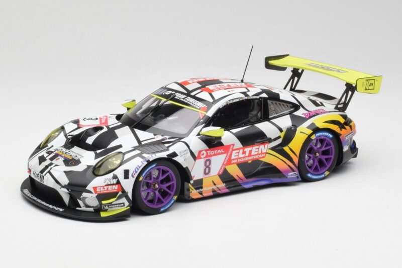 Porsche 911 991.2 GT3 R #8 Iron Force Ring Police 24 Hours Nürburgring 2019 Minichamps 1:18 153196088 Metal