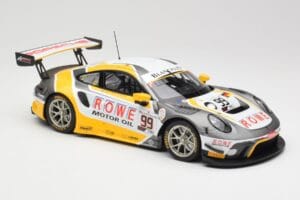Porsche 911 991.2 GT3 R #99 Rowe Racing D. Olsen / M. Campbell 24 Hours of Spa 2019 Minichamps 1:18 155196099 Metal - imagem 4 de 6