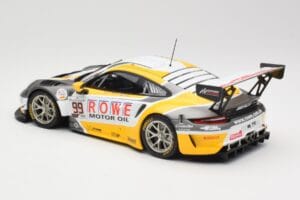 Porsche 911 991.2 GT3 R #99 Rowe Racing D. Olsen / M. Campbell 24 Hours of Spa 2019 Minichamps 1:18 155196099 Metal - imagem 5 de 6