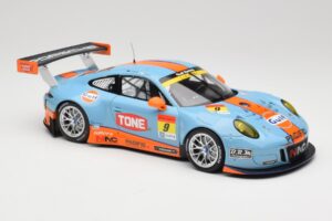 Porsche 911 991.2 GT3 R Pacific Gulf Racing #9 J. Lammers / K. Miura Super GT 300 Series 2017 Minichamps 1:18 155176909 Metal - imagem 4 de 6
