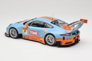 Porsche 911 991.2 GT3 R Pacific Gulf Racing #9 J. Lammers / K. Miura Super GT 300 Series 2017 Minichamps 1:18 155176909 Metal - imagem 5 de 6