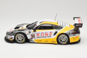 Porsche 911 991.2 GT3 R Rowe Racing #98 N. Muller / R. Dumas / M. Jaminet 24 Hours of Spa 2019 Minichamps 1:18 155196098 Meta - imagem 3 de 6