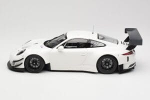Porsche 911 991.2 GT3 R Branco com Jantes Pretas Minichamps 1:18 155186900 Metal - imagem 3 de 6