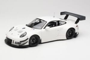 Porsche 911 991.2 GT3 R Branco com Jantes Pretas Minichamps 1:18 155186900 Metal