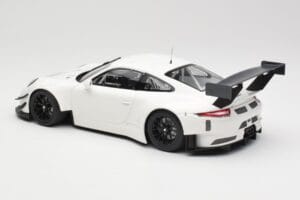 Porsche 911 991.2 GT3 R Branco com Jantes Pretas Minichamps 1:18 155186900 Metal - imagem 5 de 6