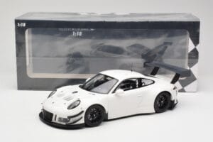 Porsche 911 991.2 GT3 R Branco com Jantes Pretas Minichamps 1:18 155186900 Metal - imagem 6 de 6