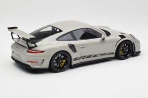 Porsche 911 991.2 GT3 RS Chalk Wording Jantes Pretas Minichamps 1:18 153068230 Metal - imagem 2 de 6