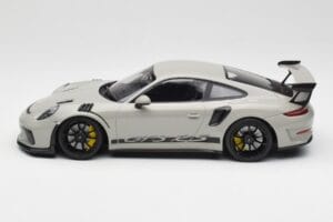 Porsche 911 991.2 GT3 RS Chalk Wording Jantes Pretas Minichamps 1:18 153068230 Metal - imagem 3 de 6