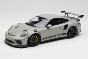 Porsche 911 991.2 GT3 RS Chalk Wording Jantes Pretas Minichamps 1:18 153068230 Metal