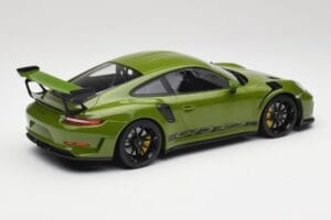 Porsche 911 991.2 GT3 RS Lizard Verde Com Jantes Pretas Minichamps 1:18 155068233 Metal - imagem 2 de 6