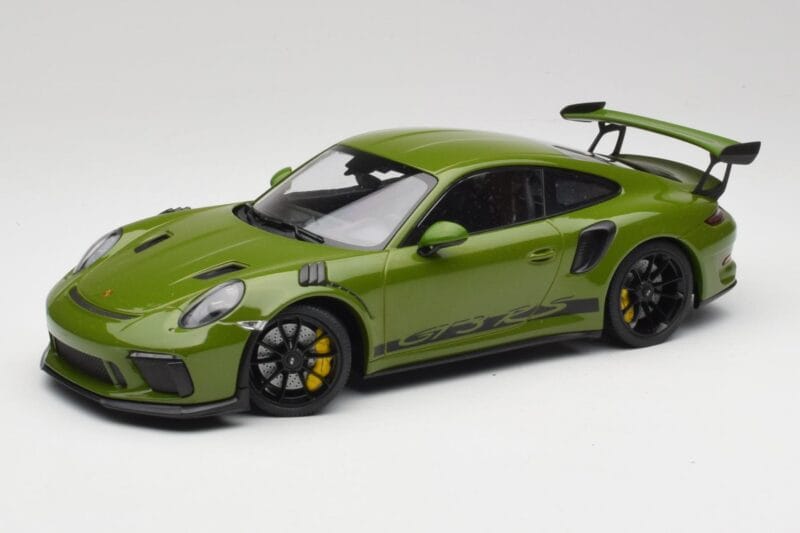 Porsche 911 991.2 GT3 RS Lizard Verde Com Jantes Pretas Minichamps 1:18 155068233 Metal