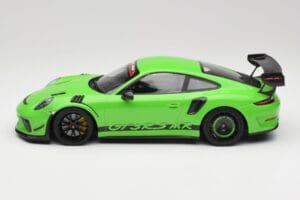 Porsche 911 991.2 GT3 RS Manthey Racing Racing Verde Minichamps 1:18 MR-911-GT3RS-1802 Metal - imagem 3 de 6