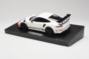 Porsche 911 991.2 GT3 RS Manthey Racing Branco & Azul & Laranja Minichamps 1:18 MR-911-GT3RS-1805 Metal - imagem 5 de 6