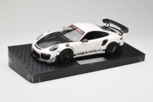 Porsche 911 991.2 GT3 RS Manthey Racing Branco Minichamps 1:18 MR-911-GT3RS-1801 Metal - imagem 2 de 6