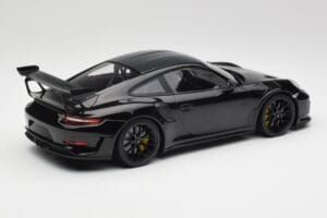 Porsche 911 991.2 GT3 RS Weissach Package Preto & Rodas Pretas Minichamps 1:18 153068228 Metal - imagem 2 de 6