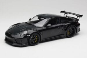 Porsche 911 991.2 GT3 RS Weissach Package Preto & Rodas Pretas Minichamps 1:18 153068228 Metal