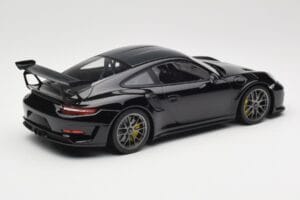 Porsche 911 991.2 GT3 RS Weissach Package Preto Jantes Magnesio Prateadas Minichamps 1:18 153068229 Metal - imagem 2 de 6