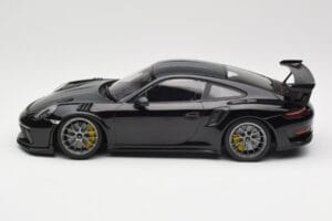 Porsche 911 991.2 GT3 RS Weissach Package Preto Jantes Magnesio Prateadas Minichamps 1:18 153068229 Metal - imagem 3 de 6