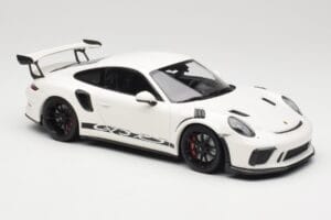Porsche 911 991.2 GT3 RS Branco com Jantes Pretas Minichamps 1:18 155068224 Metal - imagem 4 de 6