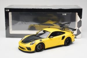 Porsche 911 991.2 GT3 RS Amarelo com Jantes Pretas Minichamps 1:18 155068231 Metal - imagem 6 de 6