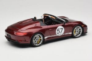 Porsche 911 991.2 Speedster Heritage Edition Cherry Metallic GT Spirit 1:18 GT929 Resina - imagem 2 de 6