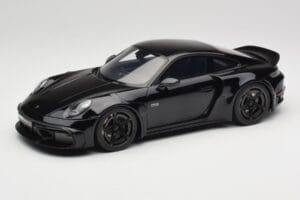 Porsche 911 992 Brabus 900 Rocket-R Obsidian Black GT Spirit 1:18 GT502 Resina