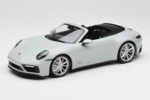 Porsche 911 992 Carrera 4 GTS Cabriolet Cinzento Minichamps 1:18 155063034 Metal