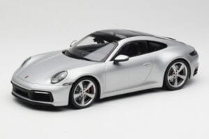 Porsche 911 992 Carrera 4S Prateado Minichamps 1:18 155067322 Metal